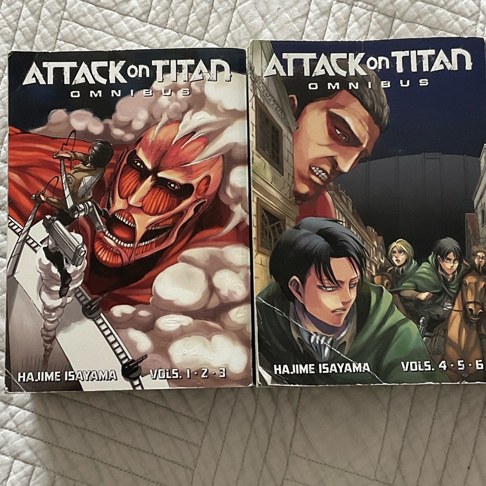 Attack on Titan Omnibus Vols. 1-6 by Hajime Isayama